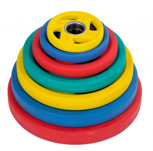 Диск обрезиненный PROFI-FIT олимпийский FASSION D-51, 10 кг (зеленый) Диск обрезиненный PROFI-FIT олимпийский FASSION D-51, 10 кг (зеленый)