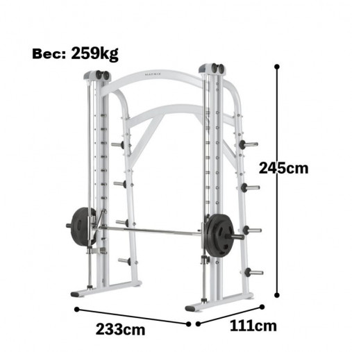 Машина Смита MATRIX MAGNUM MG-PL62 (черный)