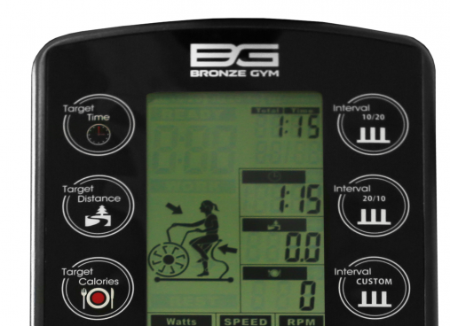 Аэробайк коммерческий BRONZE GYM A1000M PRO TURBO с мультипоручнями