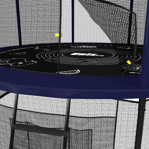 Батут пружинный с защитной сеткой UNIX line SUPREME GAME 16ft (зеленый) + баскетбольный набор Батут пружинный с защитной сеткой UNIX line SUPREME GAME 16ft (зеленый) + баскетбольный набор