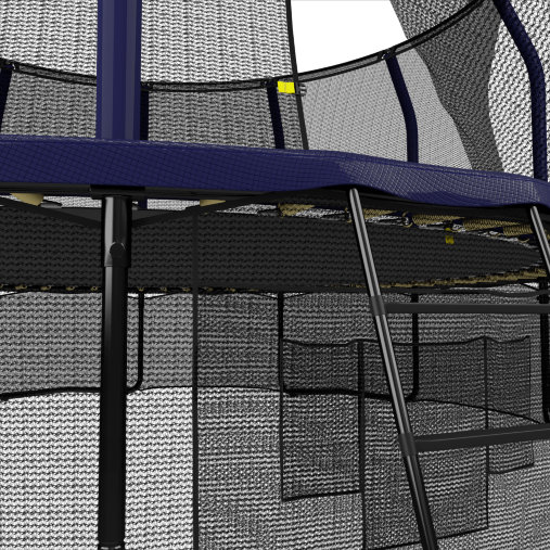 Батут пружинный с защитной сеткой UNIX line SUPREME GAME 16ft (зеленый) + баскетбольный набор Батут пружинный с защитной сеткой UNIX line SUPREME GAME 16ft (зеленый) + баскетбольный набор