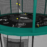 Батут UNIX line SUPREME GAME 16 ft (green) + Basketball