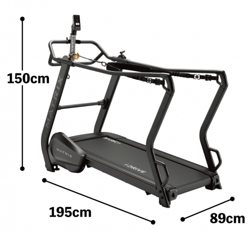 Беговой тренажер Matrix S-Drive с целевой консолью Power Беговой тренажер Matrix S-Drive с целевой консолью Power