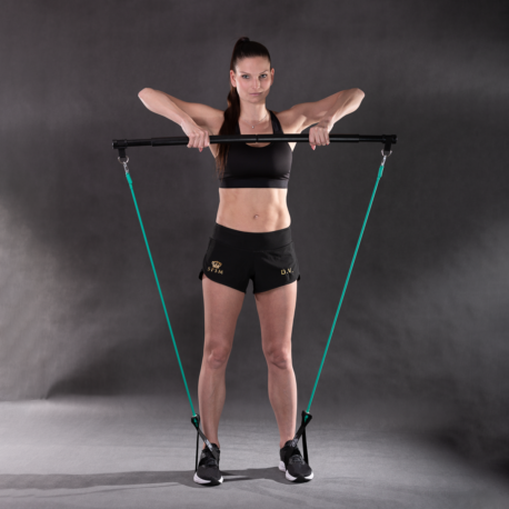 Гимнастическая палка с амортизатором Dittmann Body-Stick, включая 8 тюбиков в сумке для хранения, арт. ​DLBS4000