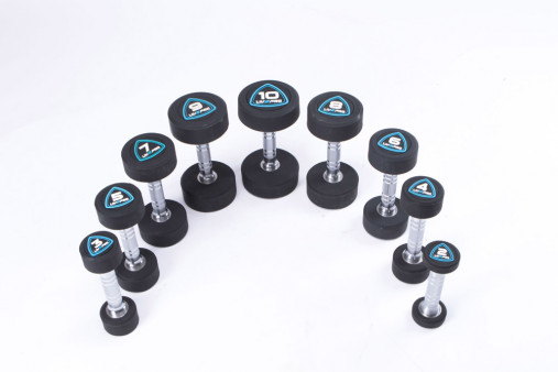 Гантели в уретане LIVEPRO Studio Dumbbells 2 кг, черный/синий Гантели в уретане LIVEPRO Studio Dumbbells 2 кг, черный/синий