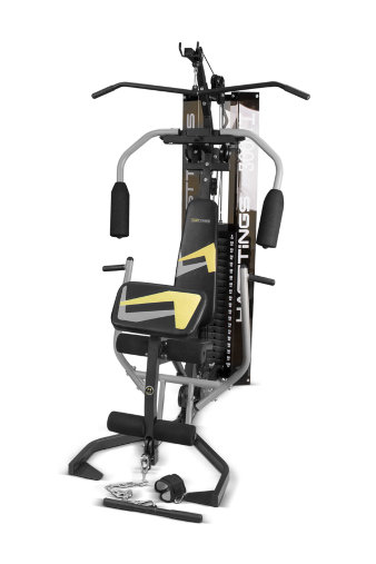 Сверхкомапктные размеры и особенная конфигурация конструкции позволяет максимально близко расположить тренажер к стене, тем самым выгодно использовать домашнее пространство.