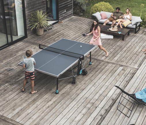 Всепогодный теннисный стол CORNILLEAU Outdoor 100X для улицы (темно-синий) с сеткой Всепогодный теннисный стол CORNILLEAU Outdoor 100X для улицы (темно-синий) с сеткой