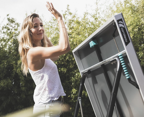 Всепогодный теннисный стол CORNILLEAU Outdoor 100X для улицы (темно-синий) с сеткой Всепогодный теннисный стол CORNILLEAU Outdoor 100X для улицы (темно-синий) с сеткой