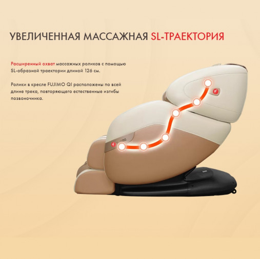 Массажное кресло FUJIMO QI F633 Графит Массажное кресло FUJIMO QI F633 Графит