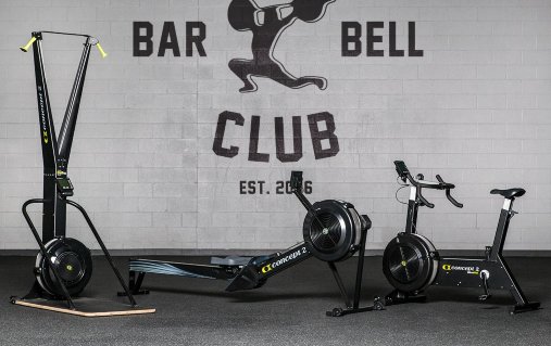 Комплект из 3-х кроссфит тренажеров Concept2: лыжный SkiErg с подставкой + гребной Model D + вело BikeErg