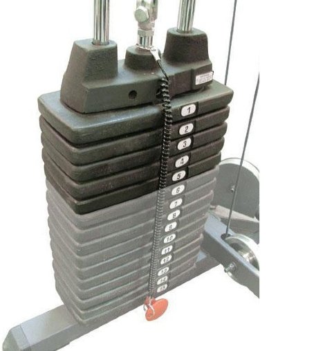 Дополнительный вес на стек с пластиковыми втулками 45 кг Body-Solid SP20 Дополнительный вес на стек с пластиковыми втулками 45 кг Body-Solid SP20