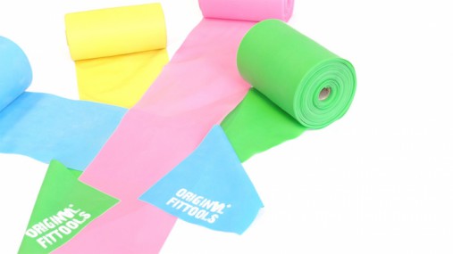 Эластичная лента TPE жёлтого цвета Original FitTools 12м Эластичная лента TPE жёлтого цвета Original FitTools 12м