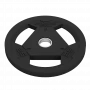 Диск олимпийский BRONZE GYM обрезиненный 25 кг с тремя хватами