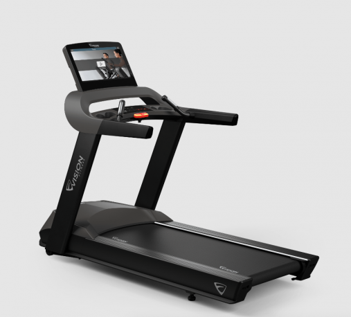 Беговая дорожка VISION T600E с консолью 22-дюйма, сенсорным экраном и поддержкой Virtual Active (виртуального ландшафта)