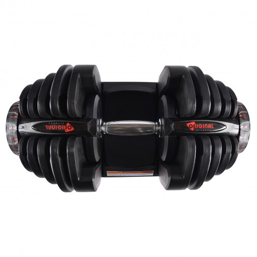 Регулируемая гантель Original Fitness 40 кг с 15 уровнями регулировки от 4,5 до 40кг Регулируемая гантель Original Fitness 40 кг с 15 уровнями регулировки от 4,5 до 40кг