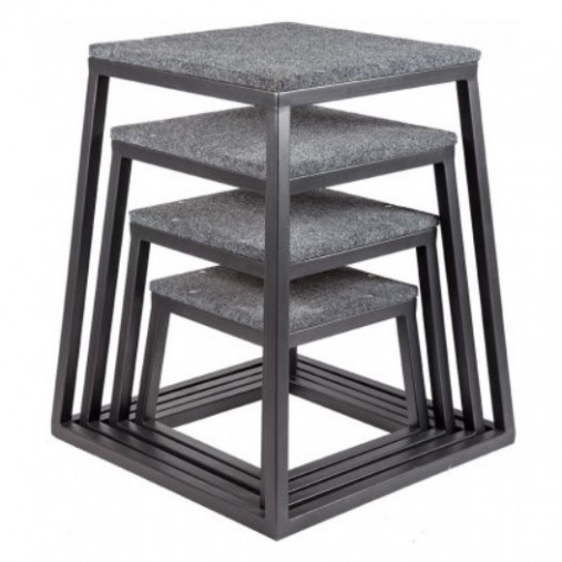 Набор из 4 плиобоксов (плиометрических платформ) Набор из 4 плиобоксов (плиометрических платформ)