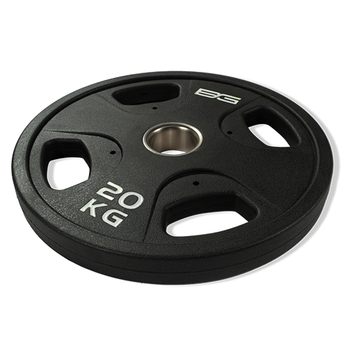 Диск олимпийский черный 20 кг BRONZE GYM полиуретан Диск олимпийский черный 20 кг BRONZE GYM полиуретан