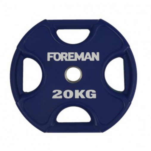 Диск X-Training уретановый цветной FOREMAN FM/UPX-20KG-BL (20 кг) Диск X-Training уретановый цветной FOREMAN FM/UPX-20KG-BL (20 кг)