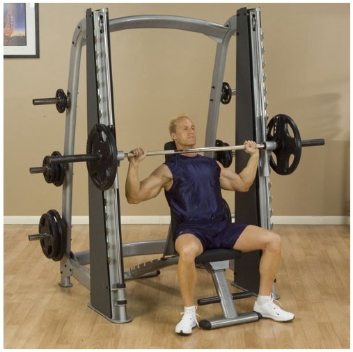 Машина Смита с балансированным противовесом Body-Solid SCB1000, с опцией