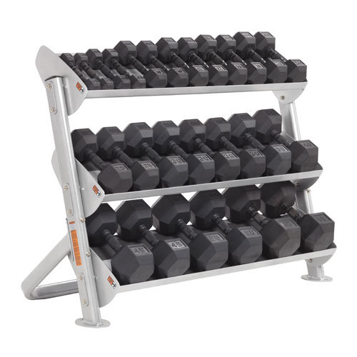 Горизонтальная подставка под гексагональные гантели HOIST HF-5461-48 (ширина: 140 см)