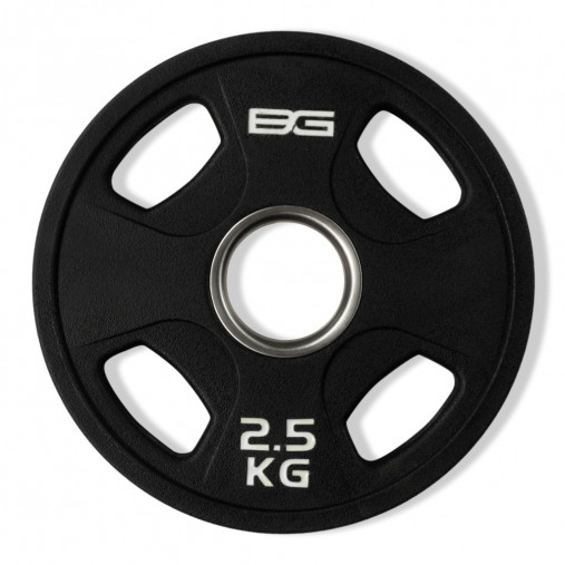 Набор олимпийских дисков 51 мм BRONZE GYM 1,25-25 кг (157,5 кг) профессиональные с хватами, полиуретановое покрытие Набор олимпийских дисков 51 мм BRONZE GYM 1,25-25 кг (157,5 кг) профессиональные с хватами, полиуретановое покрытие