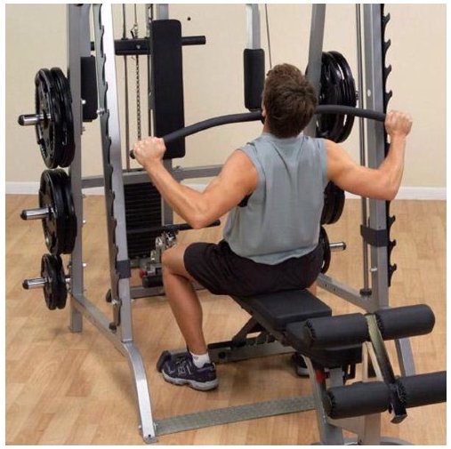 Силовой комплекс на базе 348 машины Смита Body-Solid GS348QP4 (без встроенного стека 90кг) Силовой комплекс на базе 348 машины Смита Body-Solid GS348QP4 (без встроенного стека 90кг)