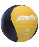 Мяч медицинский (медбол) Starfit PRO, 3 кг, желтый