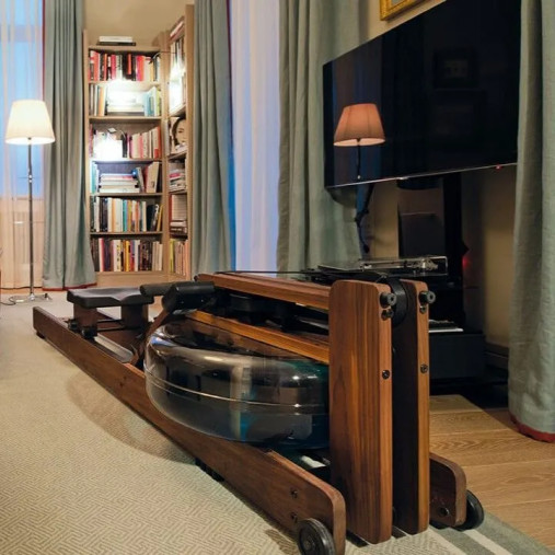 Гребной тренажер водный WaterRower Classic 300 с дисплеем S4 (материал рамы: орех)