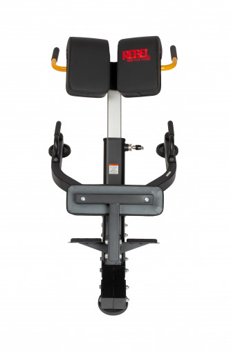 Тренажер для разгибания спины гиперэкстензия силовая REBEL P3 регулируемая Тренажер для разгибания спины гиперэкстензия силовая REBEL P3 регулируемая