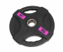 Диск олимпийский обрезиненный черный с двумя хватами 15 кг Original Fit.Tools ф50 мм
