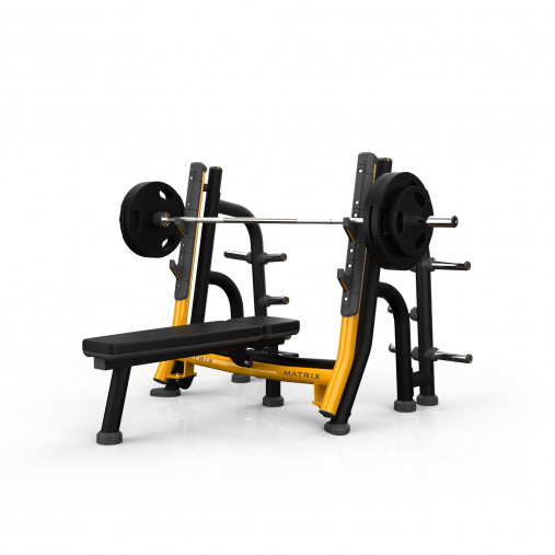 Скамья горизонтальная для жима с доводчиком MATRIX Magnum MG-A678
