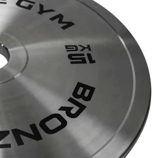 Диск олимпийский BRONZE GYM стальной 15 кг хромированный 51мм