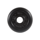 Блин "Стандарт" обрезиненный черный MB 1.25 кг ф26 мм