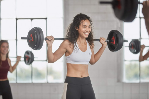 Штанга разборная для аэробики REEBOK Weight Set, 20 кг (гриф 140 см, втулка 25мм, хват 25 мм) Штанга разборная для аэробики REEBOK Weight Set, 20 кг (гриф 140 см, втулка 25мм, хват 25 мм)