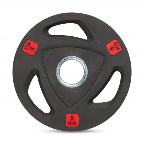 Диск 51 мм. NEO полиуретановый с 3-мя хватами VictoryFit олимпийский 5 кг Диск 51 мм. NEO полиуретановый с 3-мя хватами VictoryFit олимпийский 5 кг