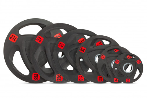 Диск 51 мм. NEO полиуретановый с 3-мя хватами VictoryFit олимпийский 2,5 кг Диск 51 мм. NEO полиуретановый с 3-мя хватами VictoryFit олимпийский 2,5 кг