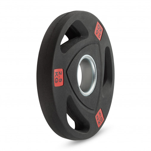 Диск 51 мм. NEO полиуретановый с 3-мя хватами VictoryFit олимпийский 2,5 кг Диск 51 мм. NEO полиуретановый с 3-мя хватами VictoryFit олимпийский 2,5 кг