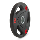 Набор дисков 51 мм. с 3-мя хватами от 2,5-25 кг VictoryFit с полиуретановым покрытием