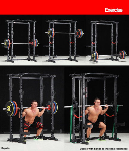 Силовая рама многофункциональная для тренировки со штангой REBEL PR78