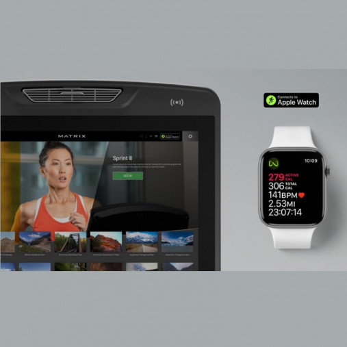 Горизонтальный велотренажер Matrix Performance. Консоль Touch Горизонтальный велотренажер Matrix Performance. Консоль Touch