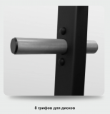 BRONZE GYM AL-318 Силовая полурама с турником