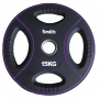 Диск для штанги Smith PUWP12-15 полиуретановый, 15кг