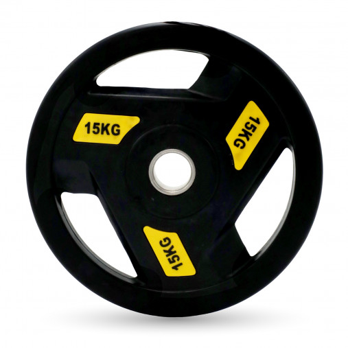 Набор олимпийских дисков 51 мм. обрезиненных от 2,5-25 кг UNIX Fit PRO c хватом (комплект 155​ кг, 12 шт)