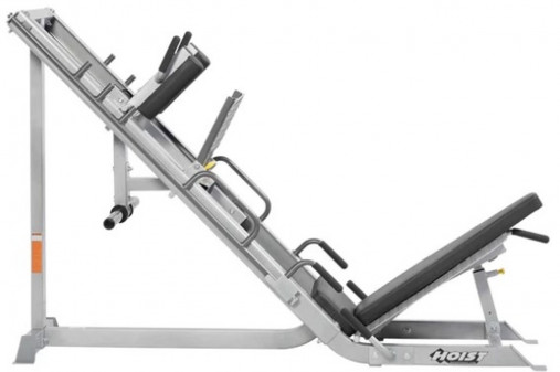 Жим ногами / Гак машина Hoist HF-4357 под углом 45 градусов на свободных весах Жим ногами / Гак машина Hoist HF-4357 под углом 45 градусов на свободных весах