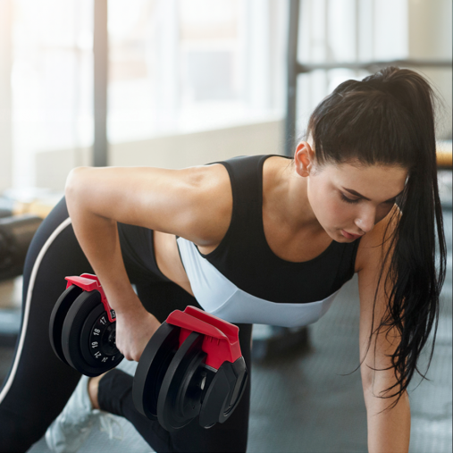 Регулируемая наборная гантель LIVEPRO Adjustable Dumbbell 3-24 кг (RUMF7070)