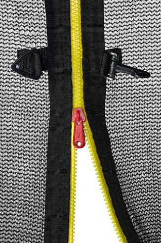 Батут Hasttings Air Game 12FT (3,66 м) с внутренней сеткой и двухсторонним защитным матом (зеленый/синий)