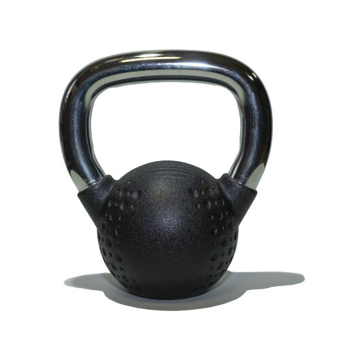 Гиря 6 кг с хромированной ручкой полиуретановая (CPU) Гиря 6 кг с хромированной ручкой полиуретановая (CPU)