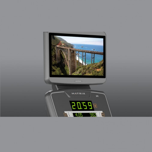 Горизонтальный велотренажер Matrix Lifestyle. Консоль LED