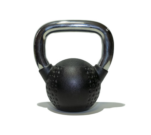 Гиря 8 кг с хромированной ручкой полиуретановая (CPU) Гиря 8 кг с хромированной ручкой полиуретановая (CPU)