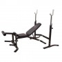 Многофункциональная силовая скамья со стойками под штангу Smith Strength WB270